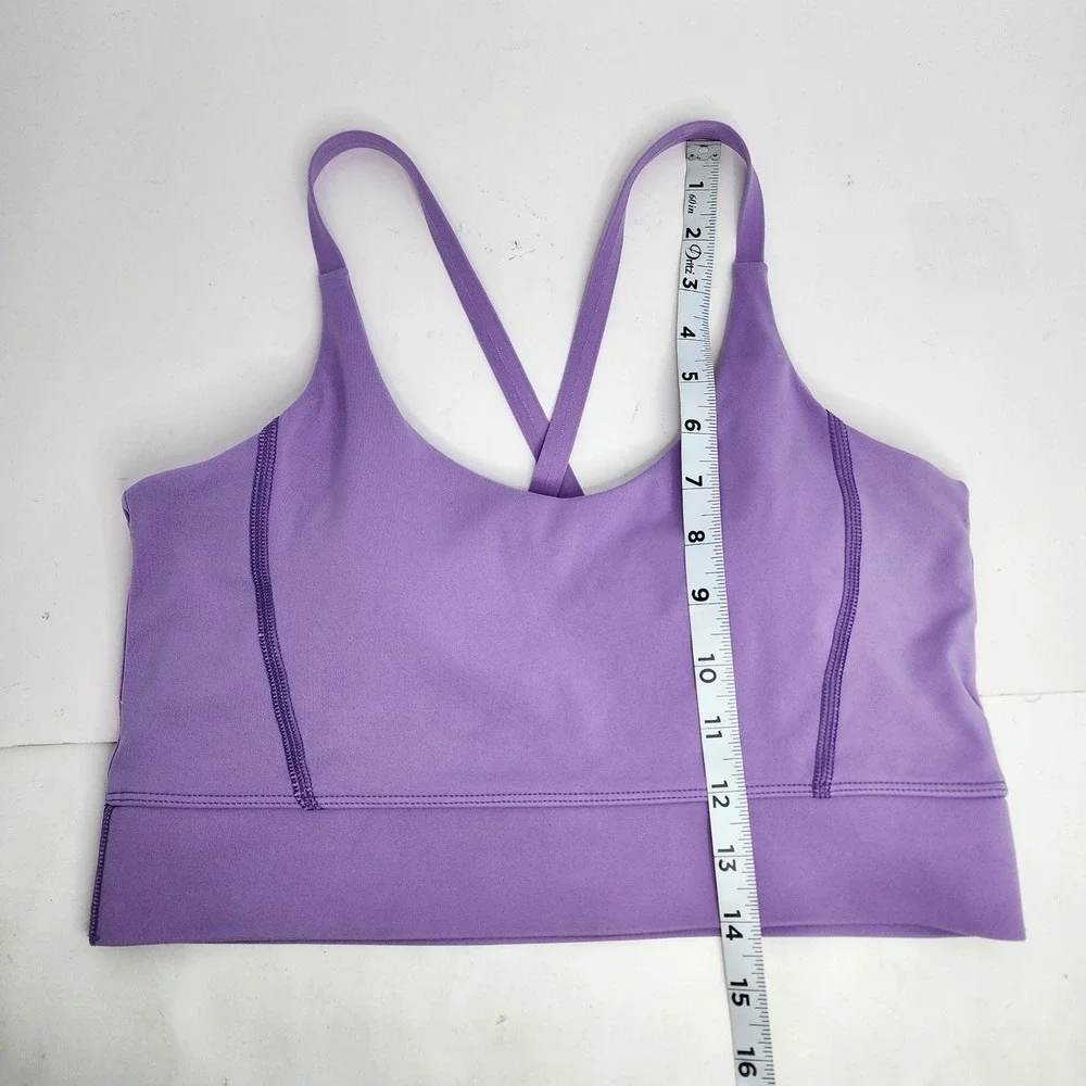 1st Phorm Sports Bra Women's Medium‎ Racerback Strappy Workout Top Purple
